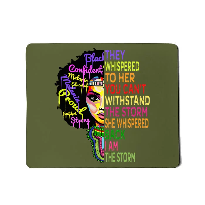 Black History for I Am The Storm Juneteenth Mousepad