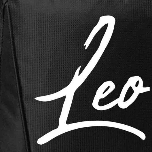 Beautiful Handwritten Font Leo Calligraphy Great Gift City Backpack