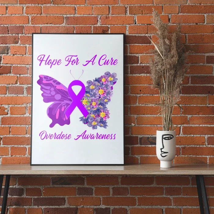 CURE Purple Ribbon Overdose Awareness Digital Art by Shannon