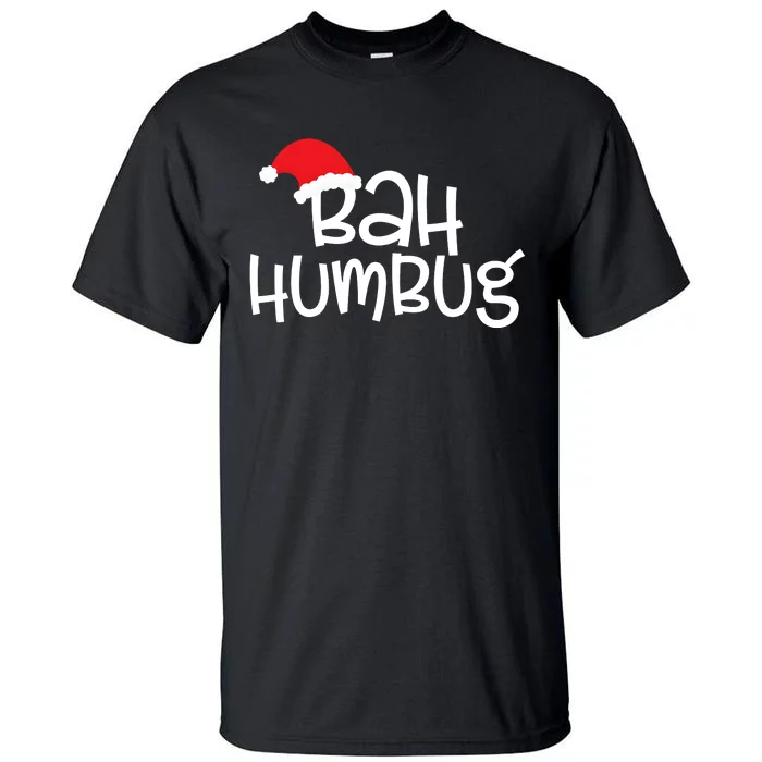 Bah Humbug Funny Christmas Sayings Tall T-Shirt