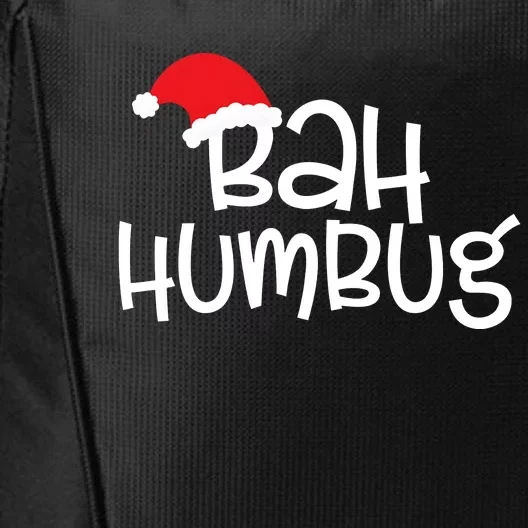 Bah Humbug Funny Christmas Sayings City Backpack