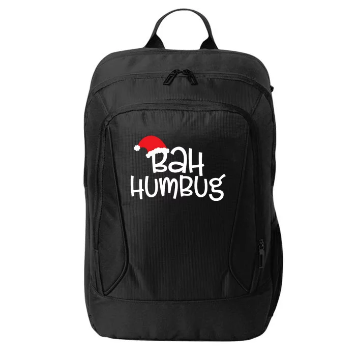 Bah Humbug Funny Christmas Sayings City Backpack