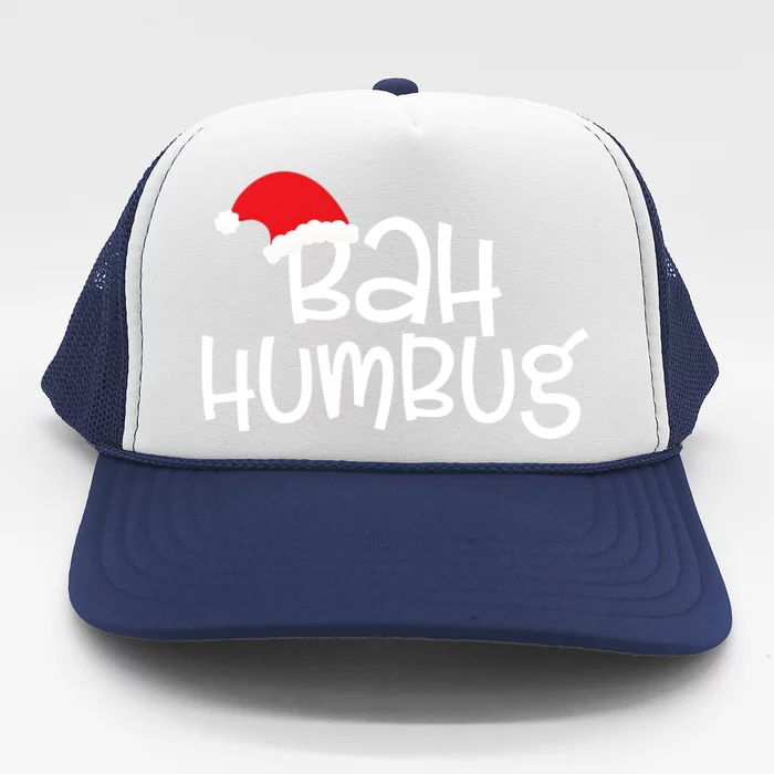 Bah Humbug Funny Christmas Sayings Trucker Hat