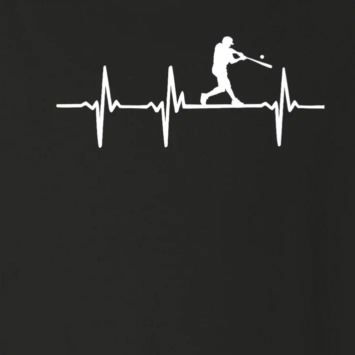 Baseball Heartbeat For Baseball Players And Fans Toddler Long Sleeve Shirt