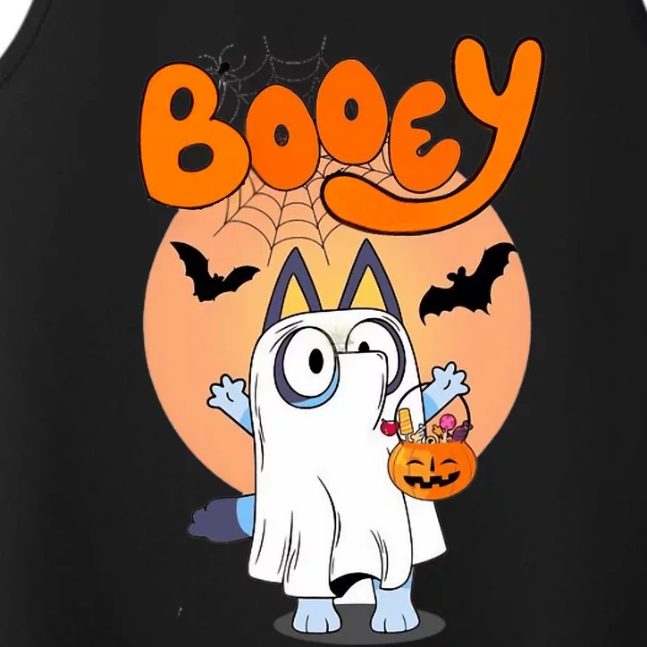 Booey Halloween Funny Spooky Season Performance Tank