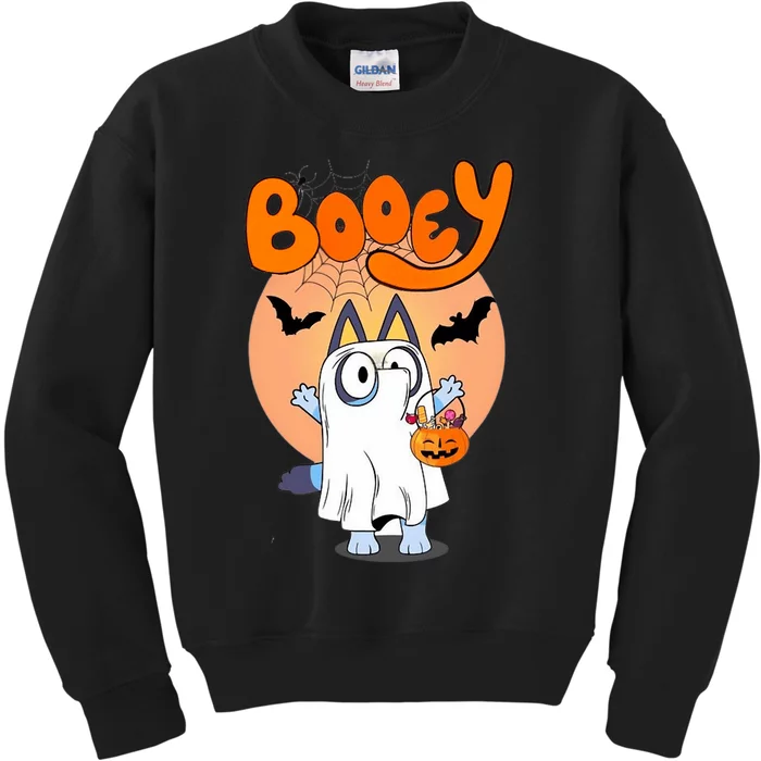 Booey Halloween Funny Spooky Season Kids Sweatshirt