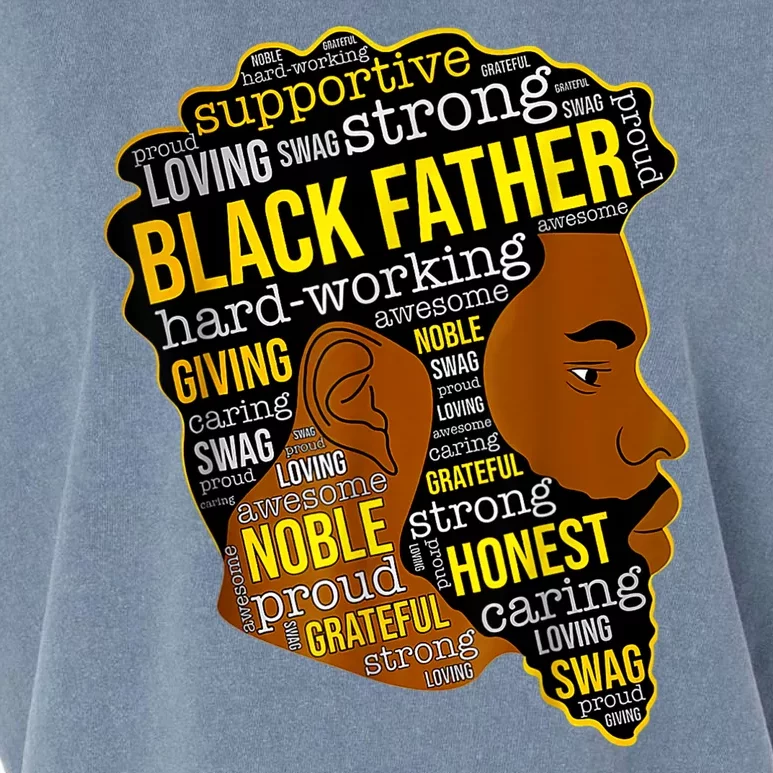 Best Happy Father’s Day Black Father King Afro African Man Garment-Dyed Women's Muscle Tee