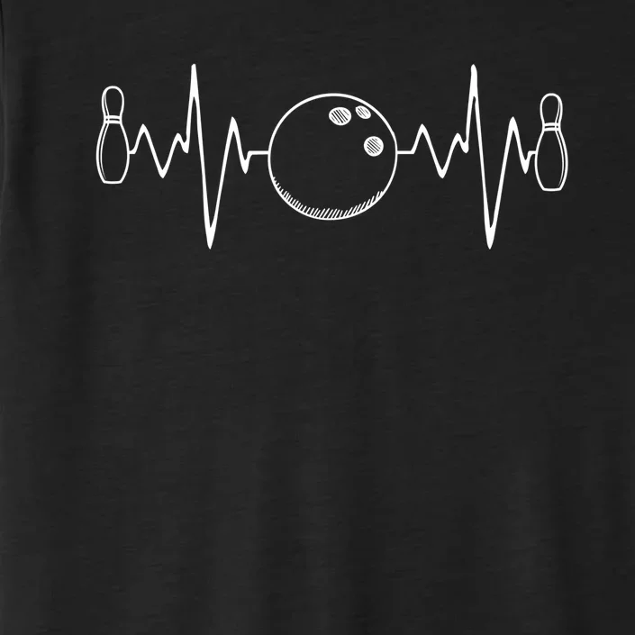 Bowling Heartbeagift Funny Bowling Bowling Funny Gift League Great Gift ChromaSoft Performance T-Shirt