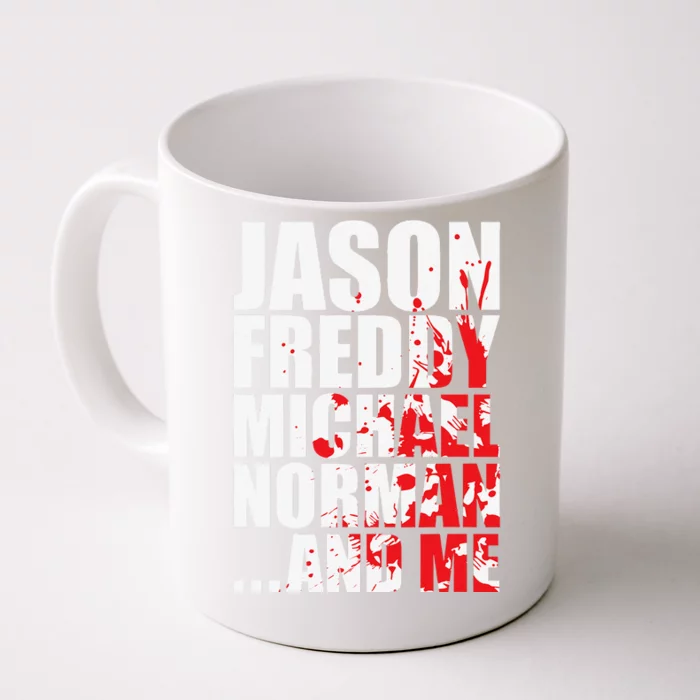 Bloody Halloween Famous Serial Slasher Killer Front & Back Coffee Mug