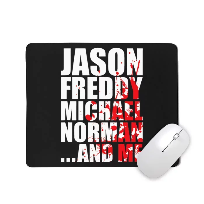 Bloody Halloween Famous Serial Slasher Killer Mousepad