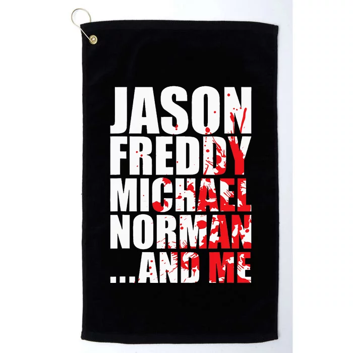 Bloody Halloween Famous Serial Slasher Killer Platinum Collection Golf Towel