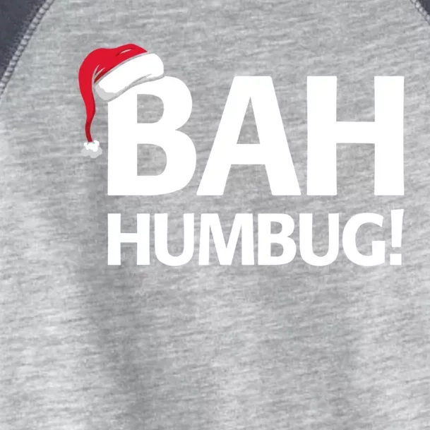 Bah Humbug Funny Santa Christmas Scrooge Toddler Fine Jersey T-Shirt