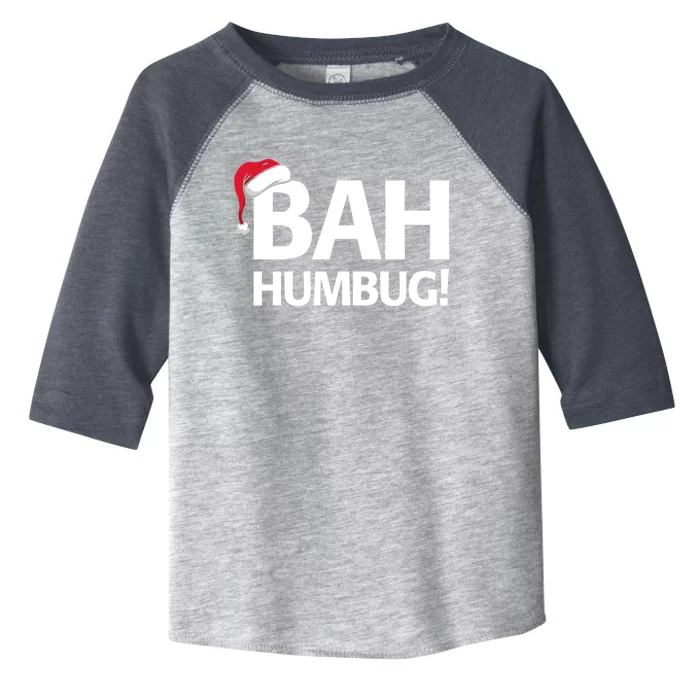 Bah Humbug Funny Santa Christmas Scrooge Toddler Fine Jersey T-Shirt