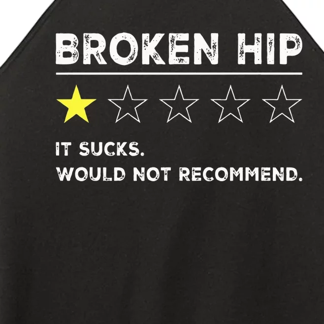 Broken Hip Funny Injury Recovery Get Well Soon Women’s Perfect Tri Rocker Tank