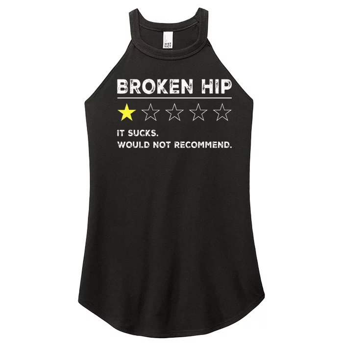 Broken Hip Funny Injury Recovery Get Well Soon Women’s Perfect Tri Rocker Tank