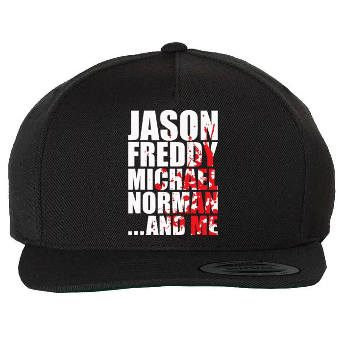 Bloody Halloween Famous Serial Slasher Killer Wool Snapback Cap