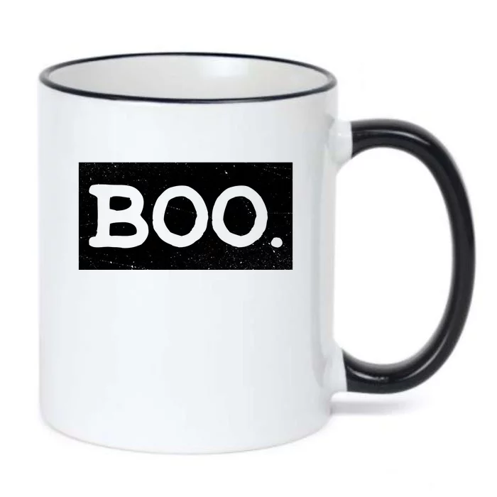 Boo Halloween Festive Black Color Changing Mug