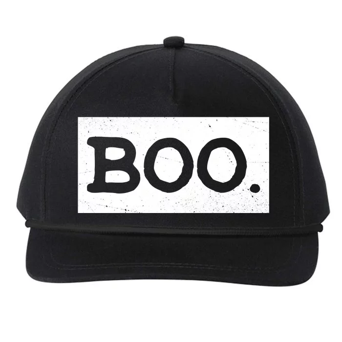 Boo Halloween Festive Snapback Five-Panel Rope Hat