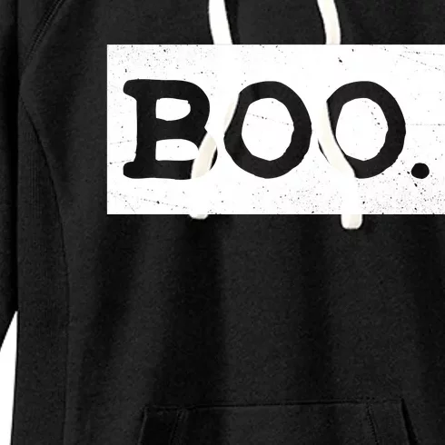 Boo Halloween Festive Women's Fleece Hoodie