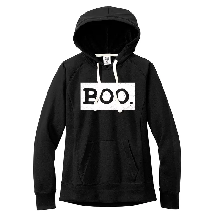 Boo Halloween Festive Women's Fleece Hoodie