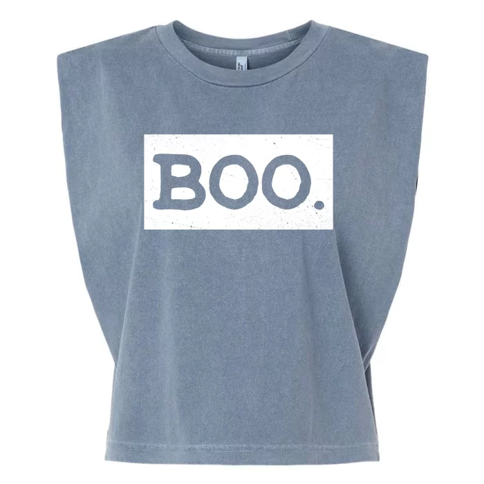 Boo Halloween Festive Garment-Dyed Women's Muscle Tee