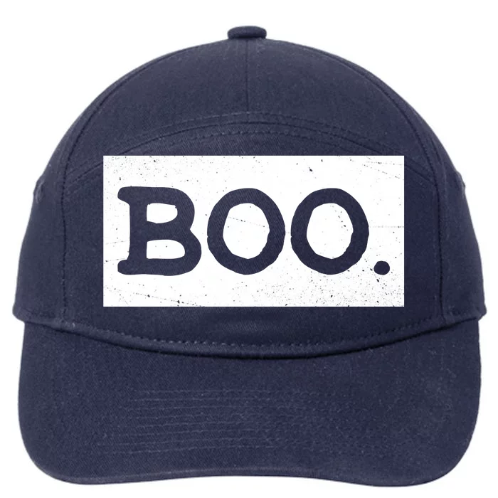 Boo Halloween Festive 7-Panel Snapback Hat