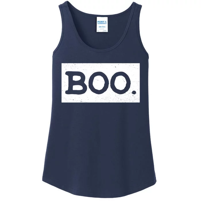 Boo Halloween Festive Ladies Essential Tank