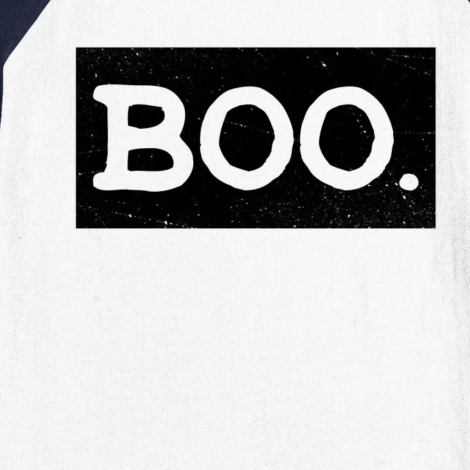 Boo Halloween Festive Baseball Sleeve Shirt