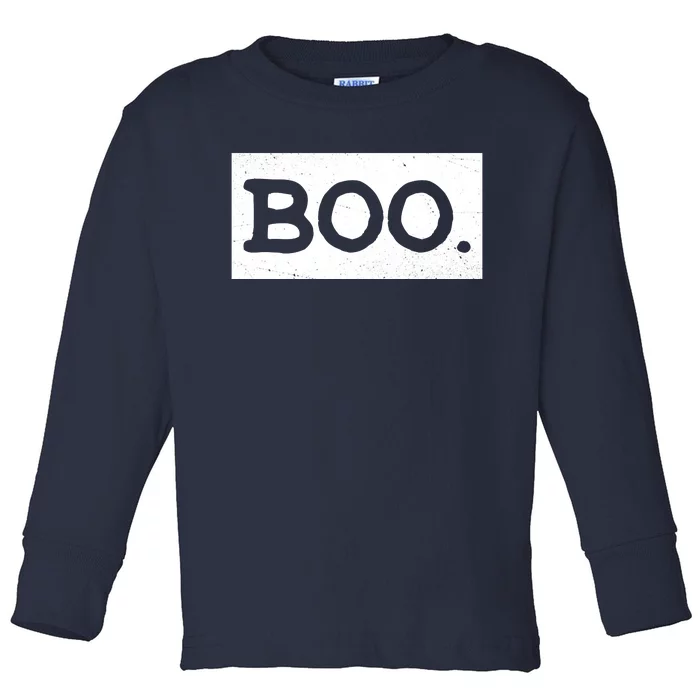 Boo Halloween Festive Toddler Long Sleeve Shirt