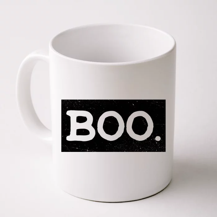 Boo Halloween Festive Front & Back Coffee Mug