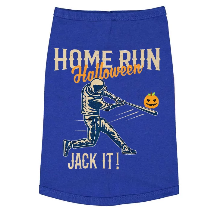 Baseball Halloween Fun Retro Distressed Stylish Graphic Premium Doggie Tank