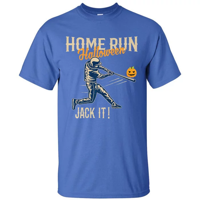 Baseball Halloween Fun Retro Distressed Stylish Graphic Premium Tall T-Shirt