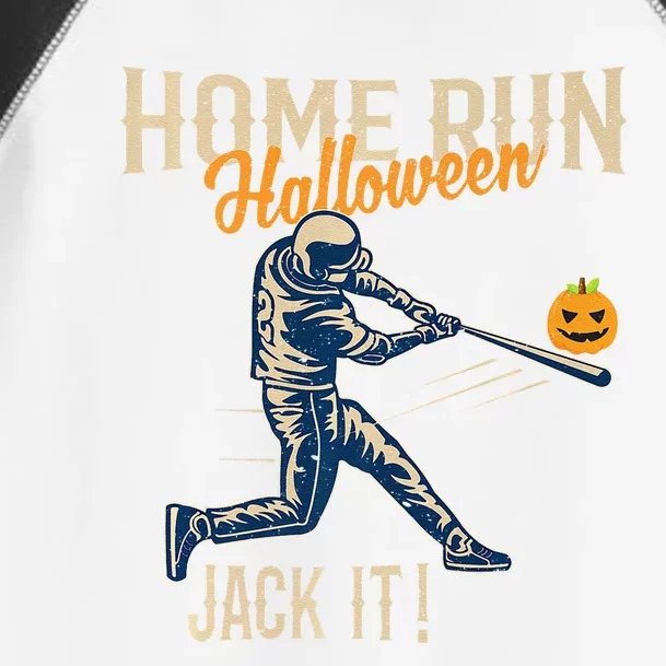 Baseball Halloween Fun Retro Distressed Stylish Graphic Premium Toddler Fine Jersey T-Shirt