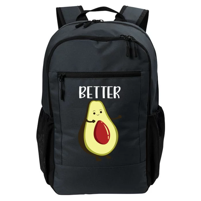 Better Half Funny Couple Avocado Matching Daily Commute Backpack