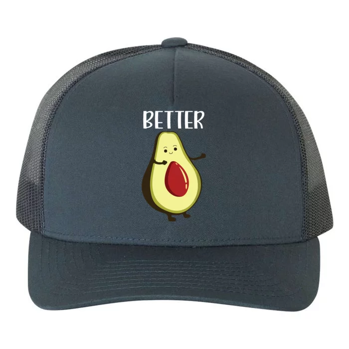 Better Half Funny Couple Avocado Matching Yupoong Adult 5-Panel Trucker Hat