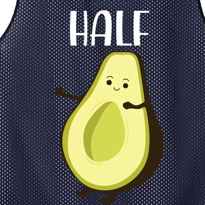 Better Half Funny Couple Avocado Matching Mesh Reversible Basketball Jersey Tank