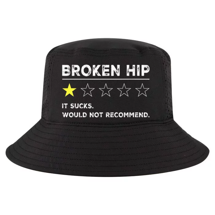 Broken Hip Funny Injury Recovery Get Well Soon Cool Comfort Performance Bucket Hat