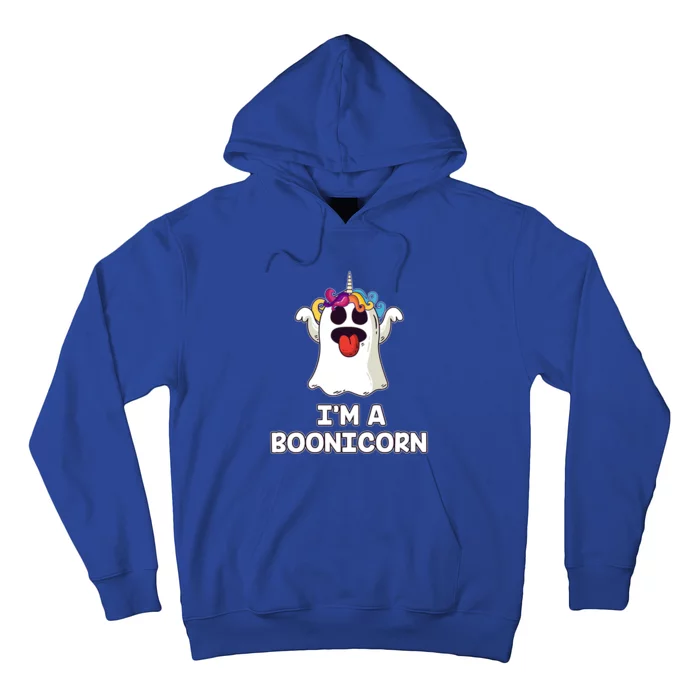 Boonicorn Halloween Funny Gift Funny Unicorn Boo Ghost Gift Hoodie