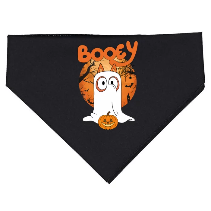 Booey Halloween Funny Spooky Season Blue Heeler USA-Made Doggie Bandana