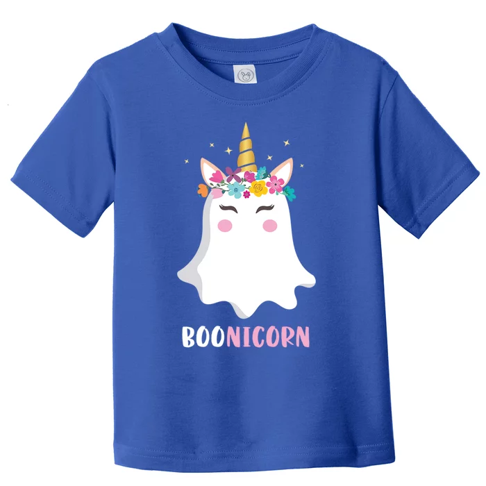 Boonicorn Halloween Ghost Ghoul Cute Unicorn Costume Gift Toddler T-Shirt