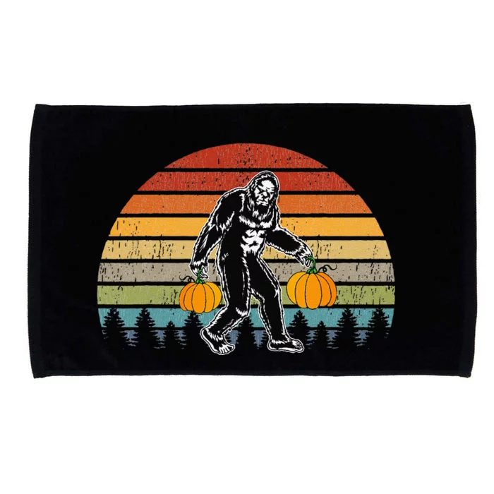 Bigfoot Halloween Gift Microfiber Hand Towel