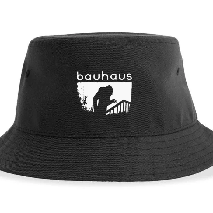 Bau Haus Goth Vampire Band Vintage Sustainable Bucket Hat