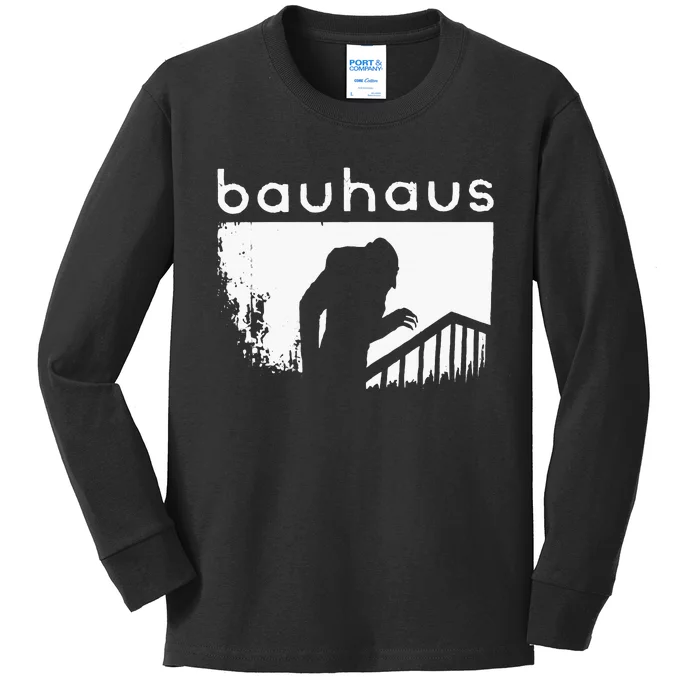 Bau Haus Goth Vampire Band Vintage Kids Long Sleeve Shirt