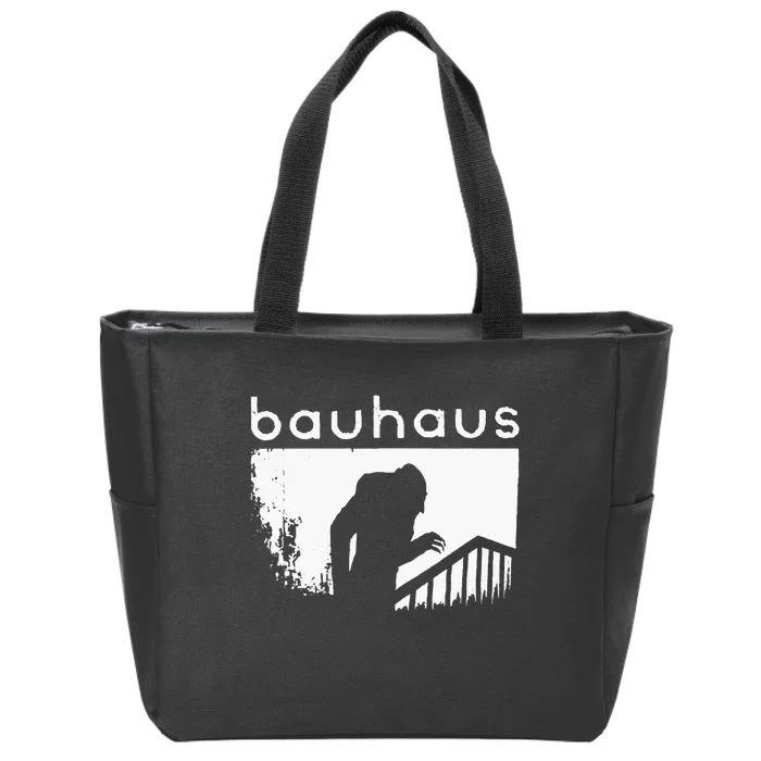 Bau Haus Goth Vampire Band Vintage Zip Tote Bag