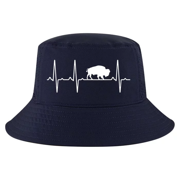 Buffalo Heartbeat Gift For Men Women Tamaraw Bison Lover Cool Comfort Performance Bucket Hat