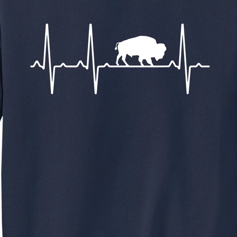 Buffalo Heartbeat Gift For Men Women Tamaraw Bison Lover Sweatshirt