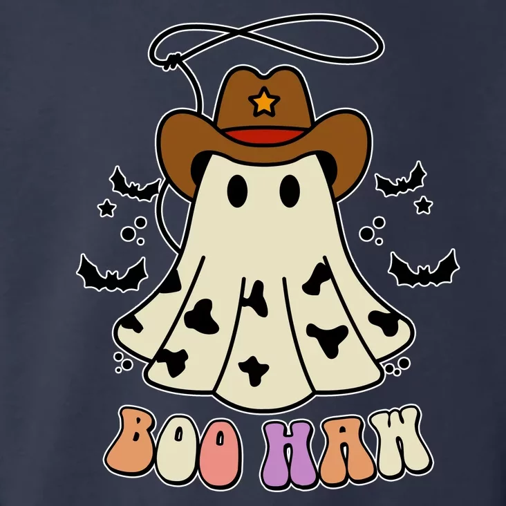 Boo Haw Ghost Western Cowboy Cowgirl Halloween Toddler Hoodie