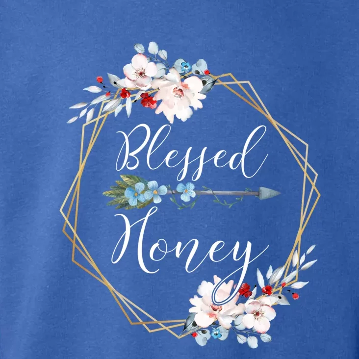 Blessed Honey Grandma Gift Toddler Hoodie