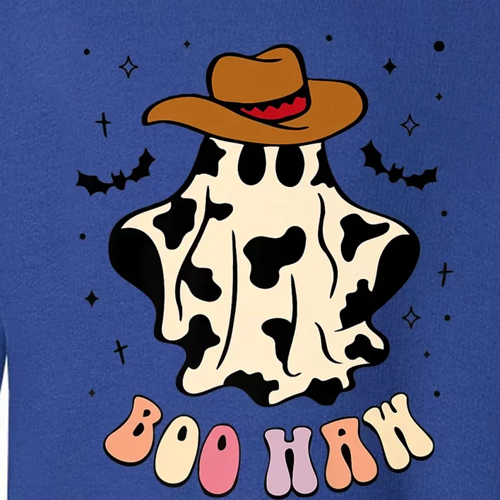 Boo Haw Ghost Western Cow Cow Funny Halloween Cool Gift Toddler Sweatshirt