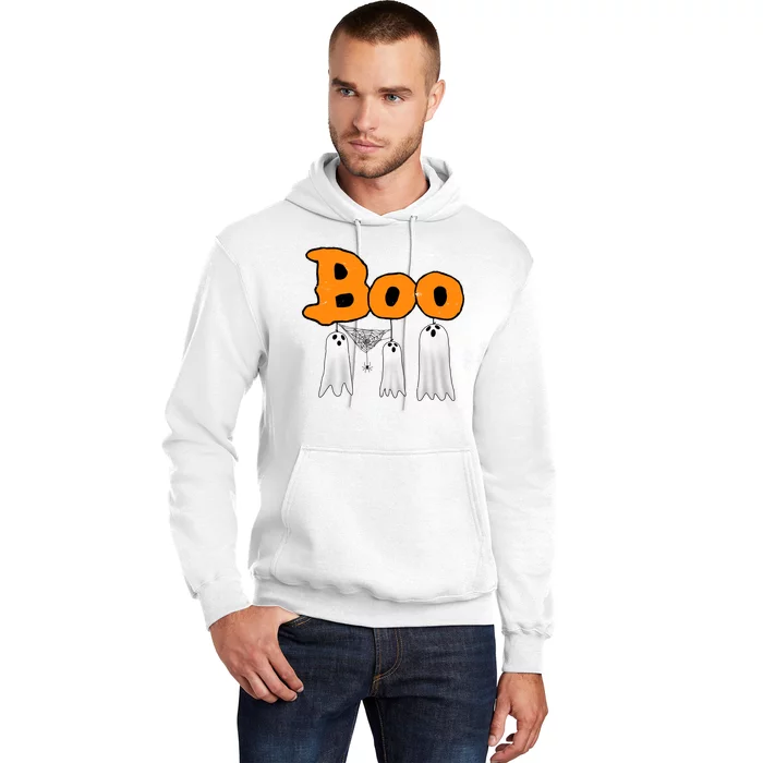 Boo Hanging Ghost Cute Funny Halloween Party Hoodie